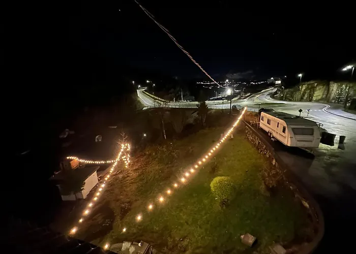 Aurora Caravan Near Bergen Strusshamn